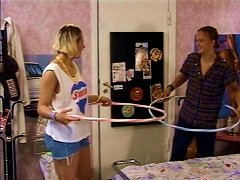 Sporty Teen With Hula Hoop Gives Best Ever Blowjob To Her Boyfriend